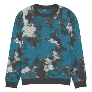 Klassischer Strickpullover mit Rundhalsausschnitt